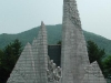 Monument near by Chungju dam