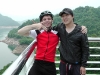 My host Hyngsup and me at Chungju dam