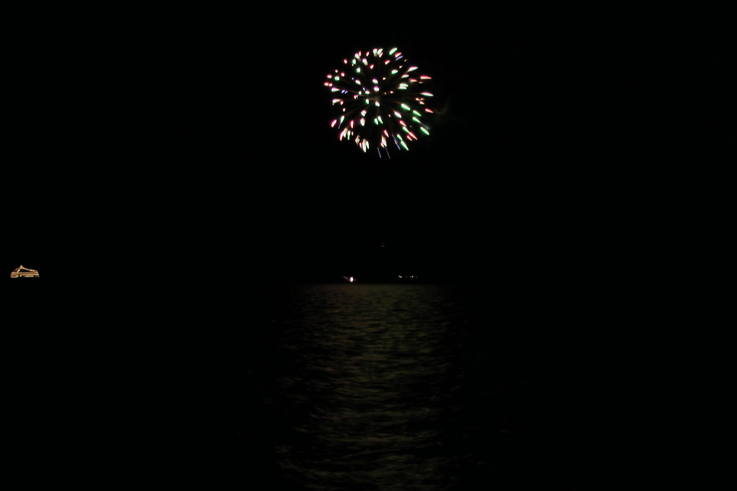 Firework in Toyako