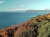 Bay of Oshima peninsula with view from Toyoura