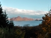 Lake Toya. View from the edge of the caldera