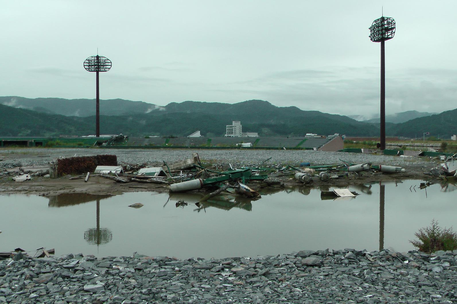 former stadium nearby the sea