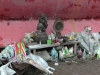 offerings in front of the Ship