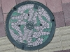 Manhole cover in Kurashiki