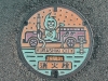 Manhole cover in Kurashiki