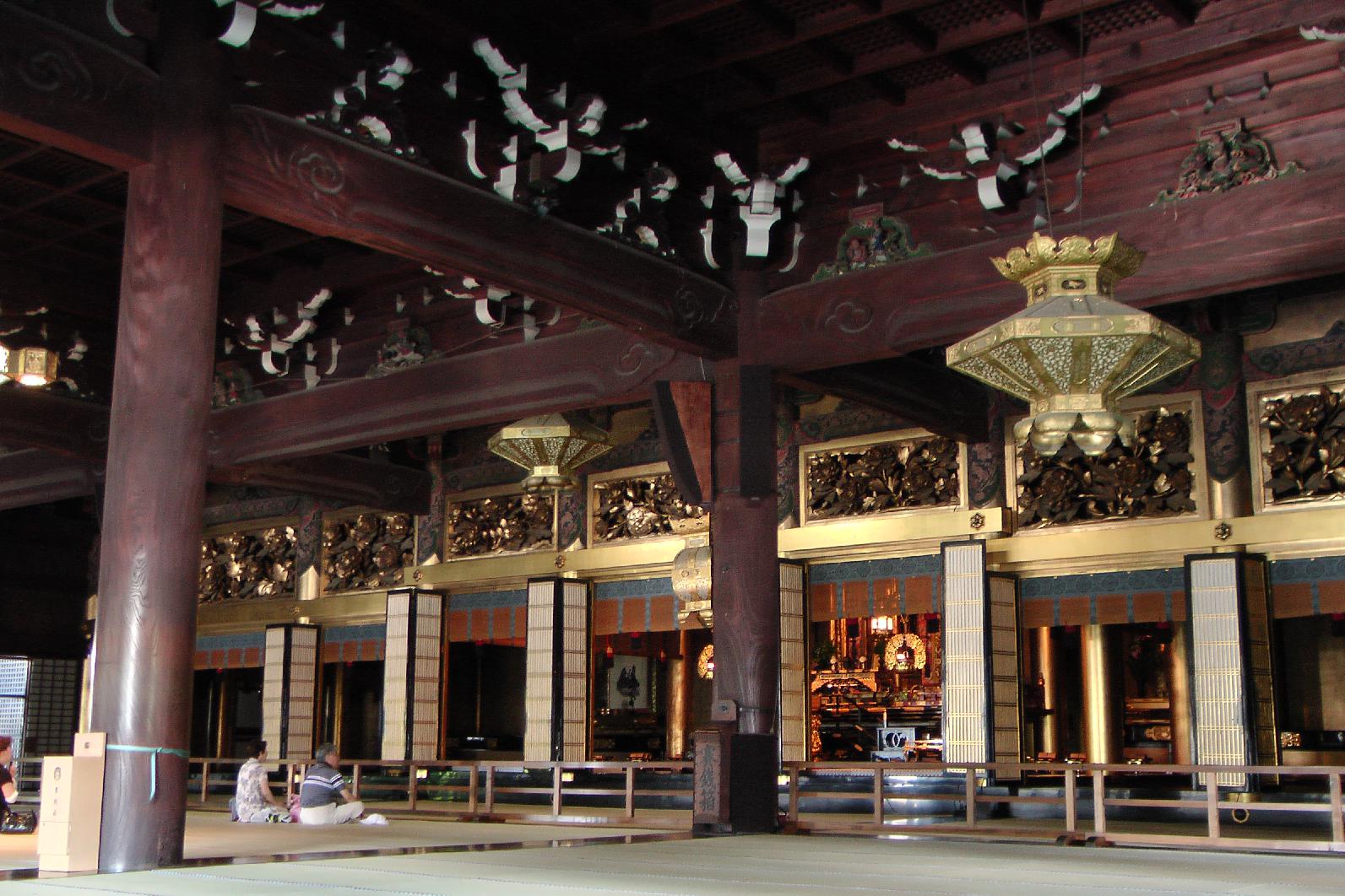 Nishi Hongan-ji Temple hall