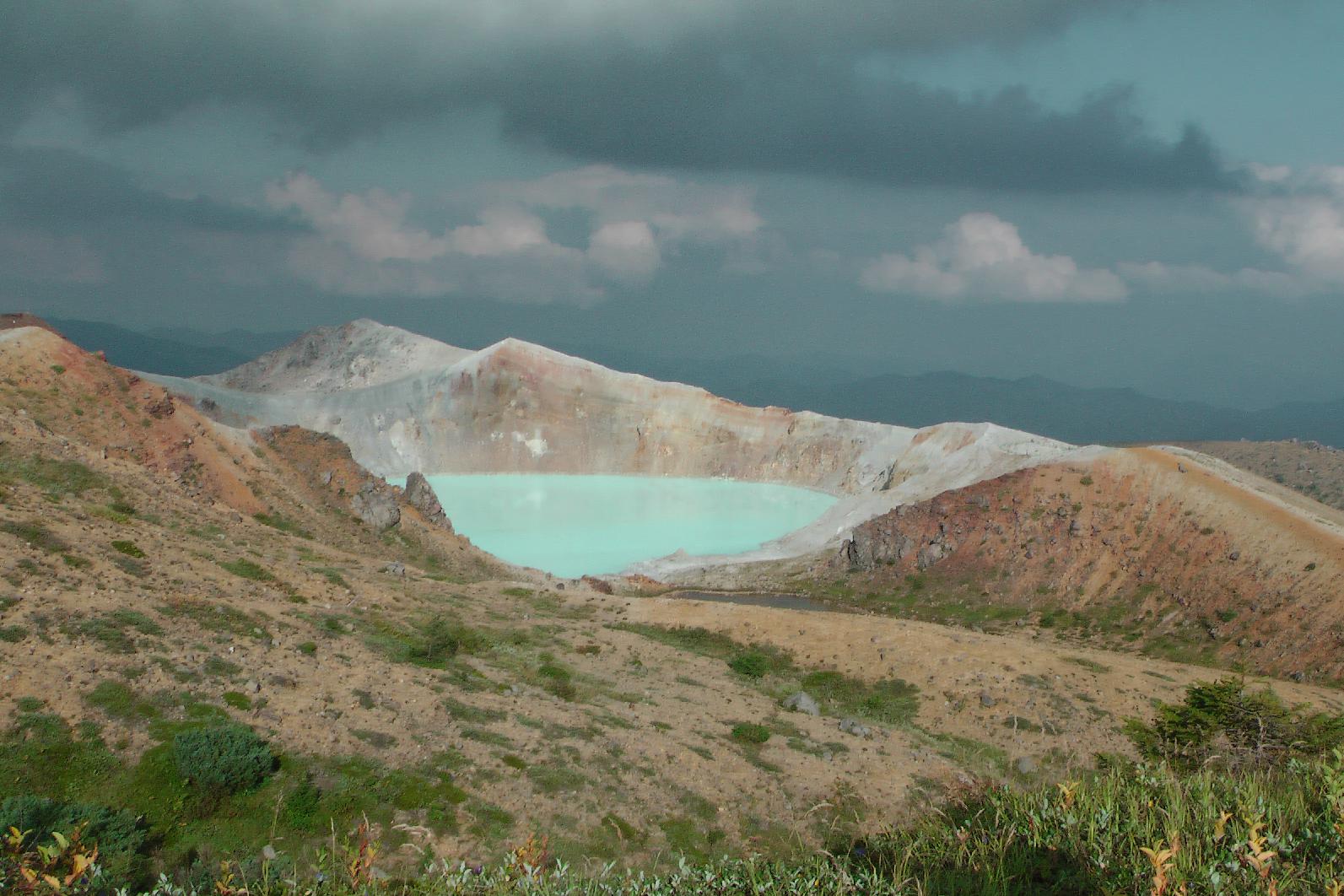 Caldera of Shirane Volcano