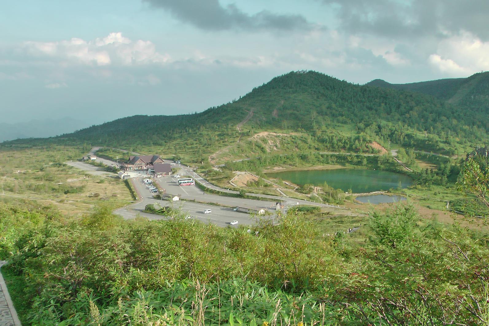 On top of Shirane Volcano