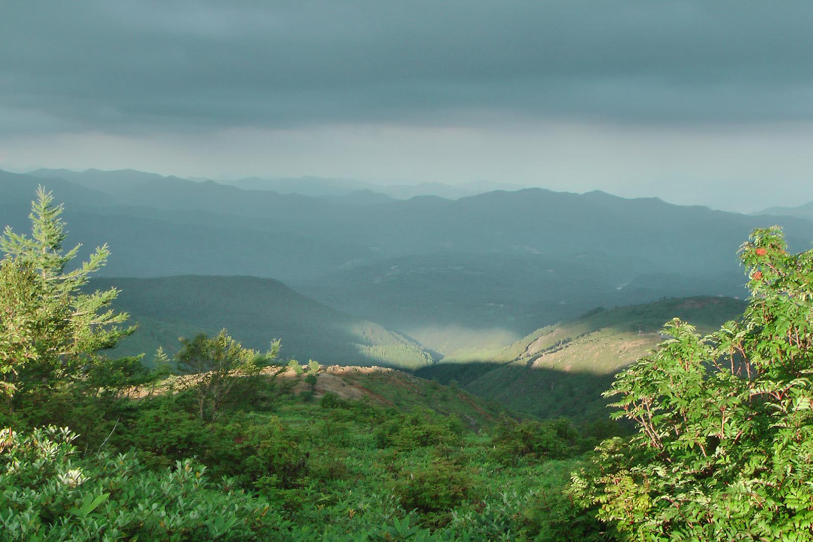 View from Shirane Volcano