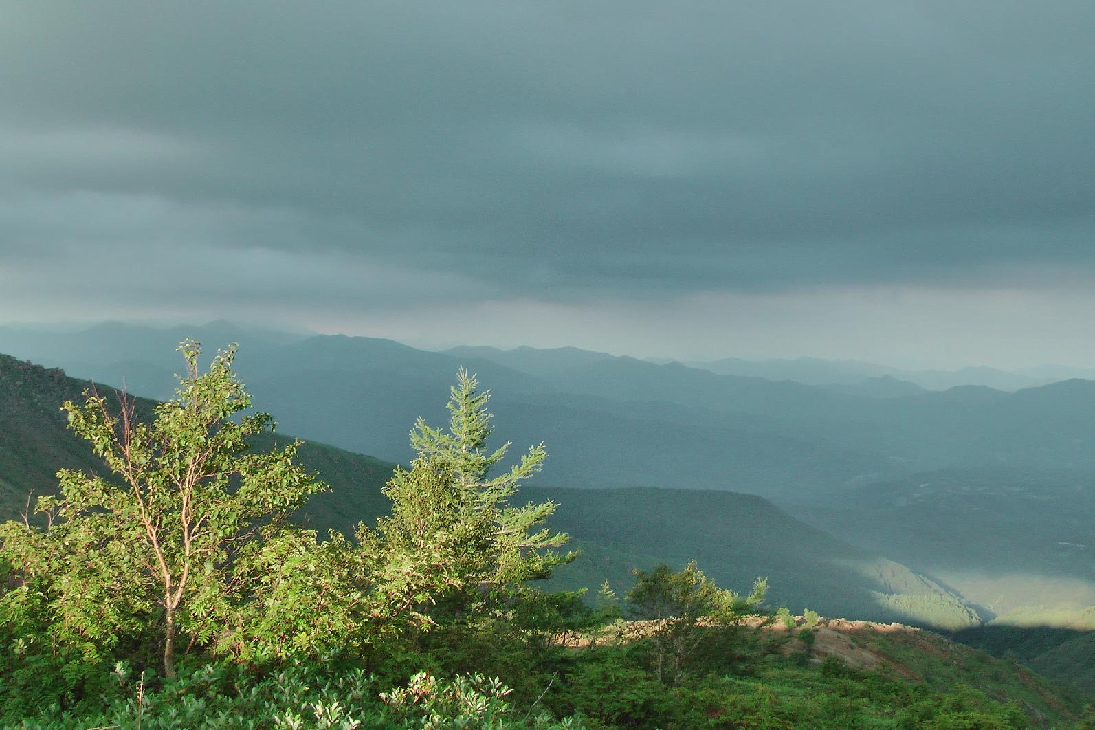 View from Shirane Volcano