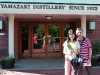 My hosts Kazumi and Andreas in Front of the Yamazaki distillery