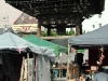 Market in front of the belfry of the Ōsu Kannon 