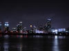 Osaka's city centre and Yodo Gawa (river) at night