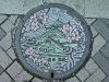 Manhole cover in Osaka