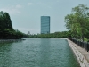 The castle ditch of Osaka's castle