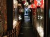 narrow side-streets close to the Dōtonbori canal