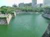 The castle ditch of Osaka's castle