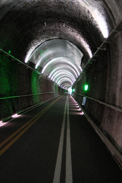 bicycle tunnel with best lighting