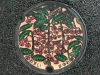 Manhole cover in Motomiya