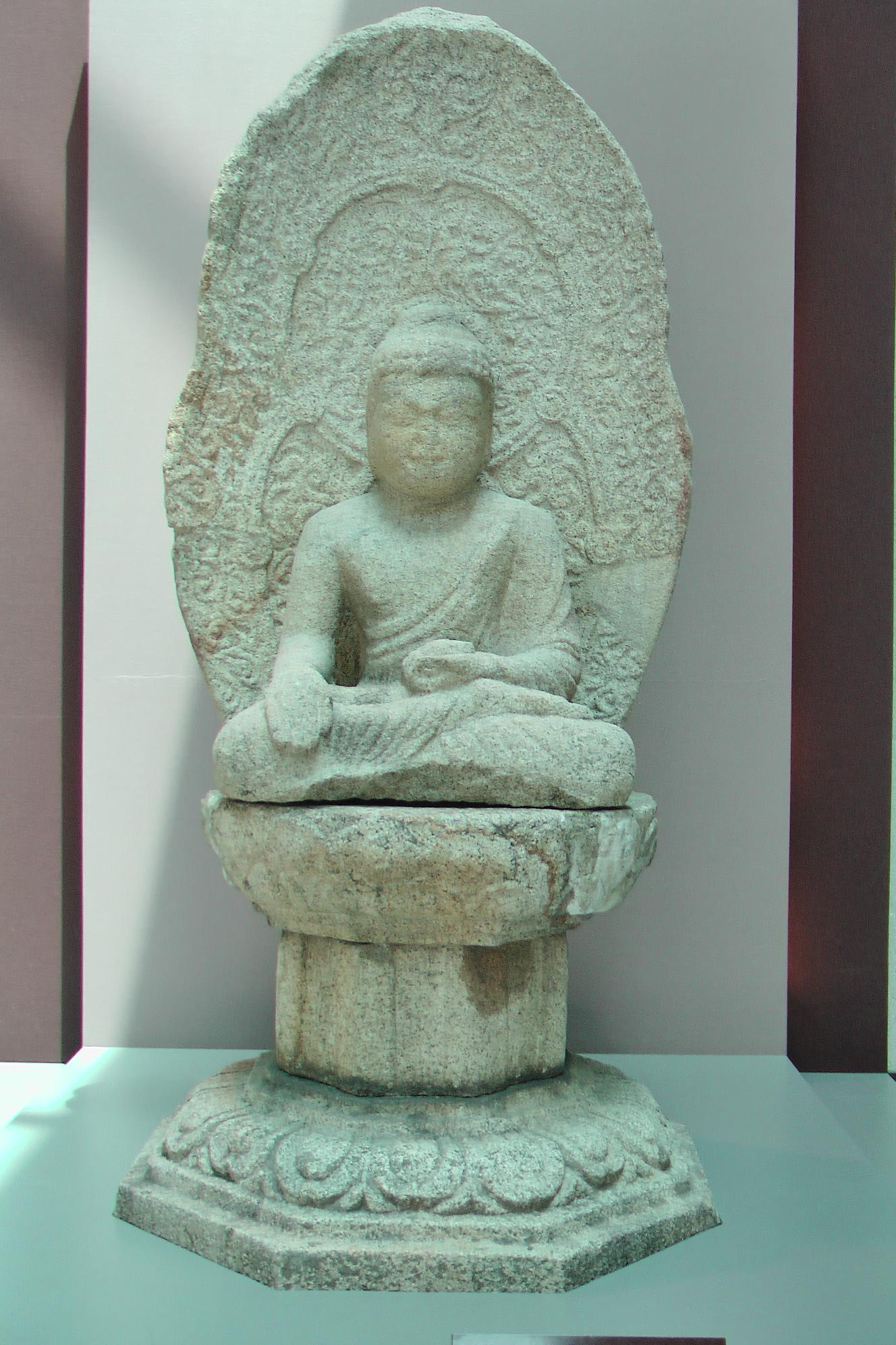 Buddha statue at the national museum