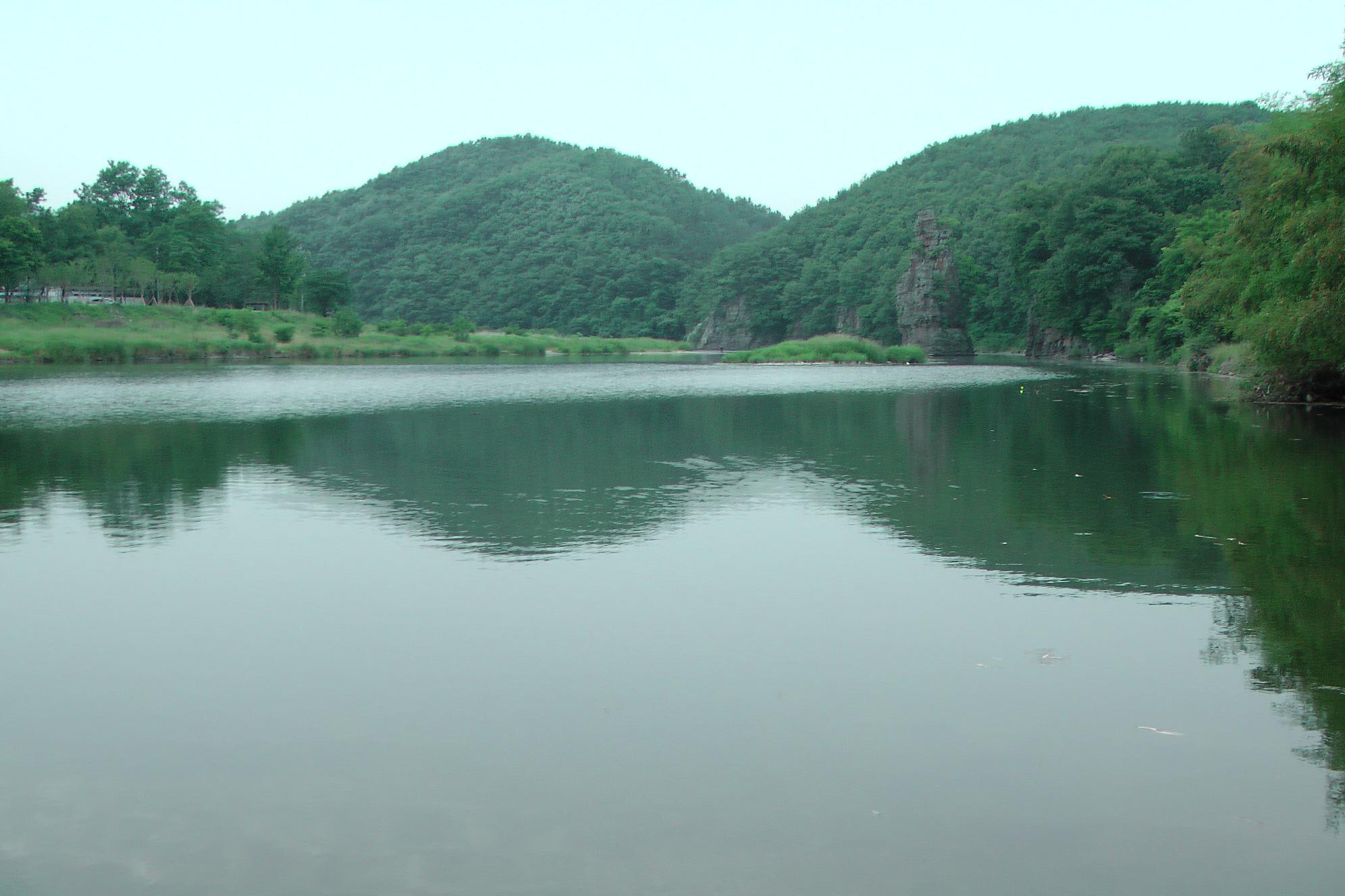 Taehwagang river in Ulsan