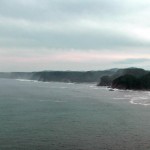 The cliff shore from Miyako on towards Kuji