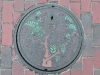 Manhole cover in Kurashiki