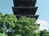 With a height of 57 metres (187 foot) this five storied pagoda is Japan's highest.