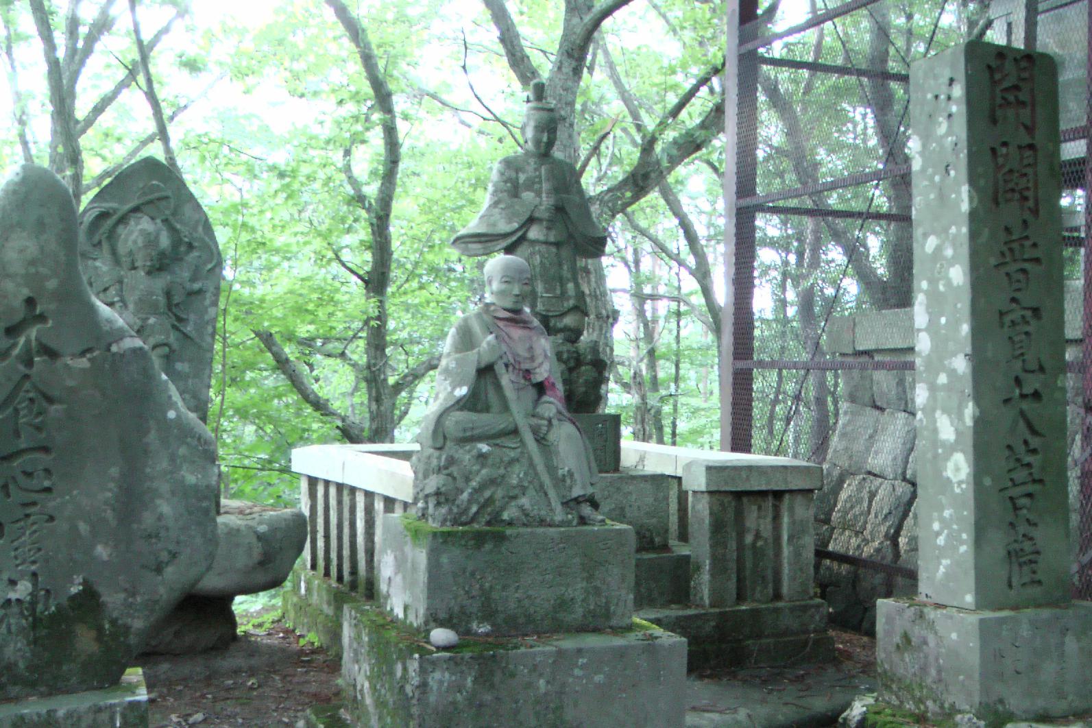 statues at the shrine