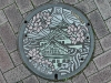 Man hole cover in Osaka