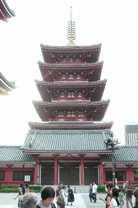 The pagoda of Sensō-ji