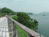bicycle lane and reservoir