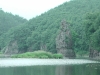 Seonbawi (standing rock) in the Taehwagang river. They found historic cave paintings close to it.