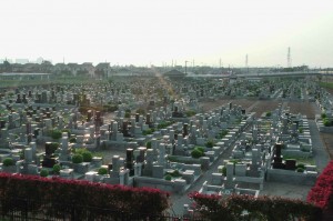 Buddhist cemetery in Chiba