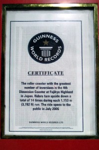 world record certificate