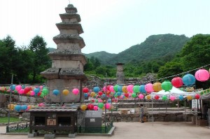 Five storied stone pagoda in Mireuk-ri